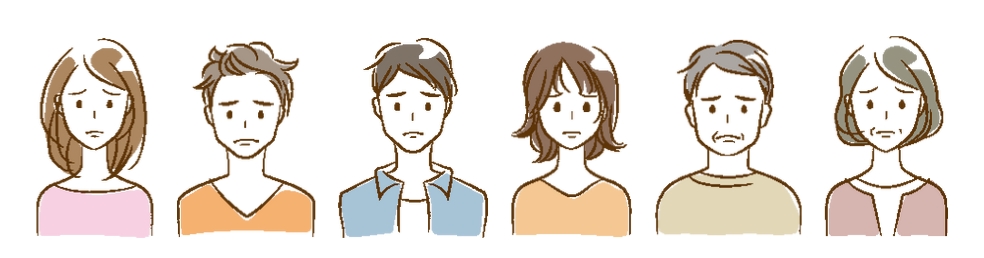 6人の男女のイラスト